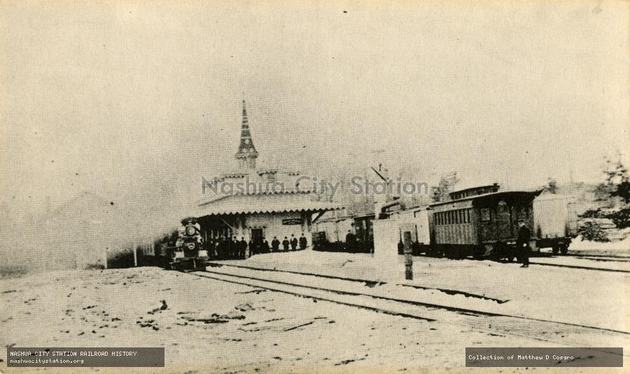 Postcard: Sanbornville Station